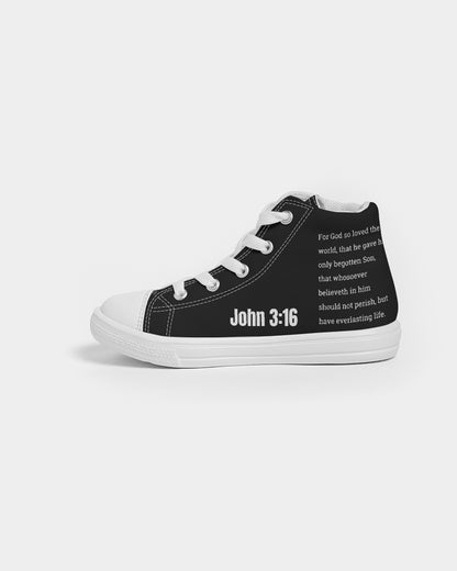 "Believer" John 3:16 High-top Canvas Shoe